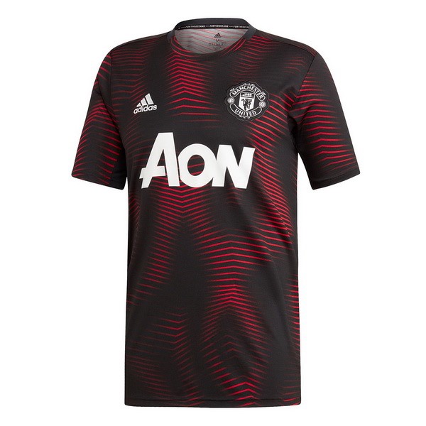 Camiseta Entrenamiento Manchester United 2018/19 Negro Rojo